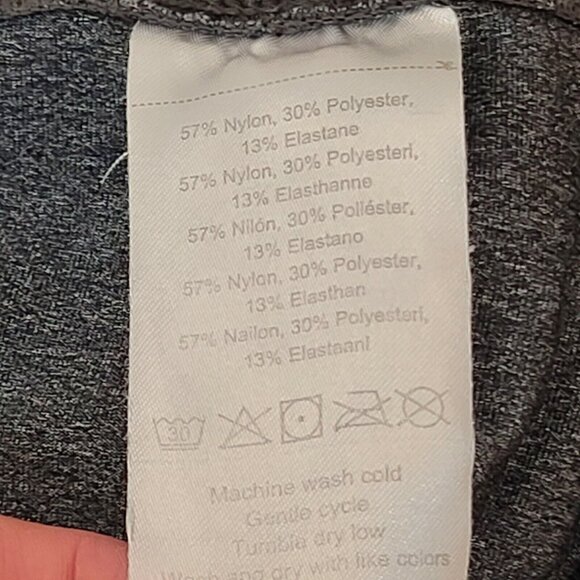 Yogipace Pants 31 Women Dark Gray Pull On Bootcut Pocket Stretch Yoga Workout - Picture 11 of 12